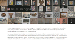 Desktop Screenshot of museum-digital.de