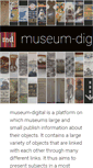 Mobile Screenshot of museum-digital.de