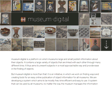 Tablet Screenshot of museum-digital.de
